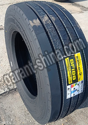 Blacklion BF188 (рулевая) 315/60 R22.5 152/148L 18PR - Фото реальной шины с этикеткой на улице